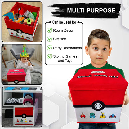 Anime Gaming 13” Cartoon Storage Box Perfect for Gaming, Parties, Birthdays - Medium