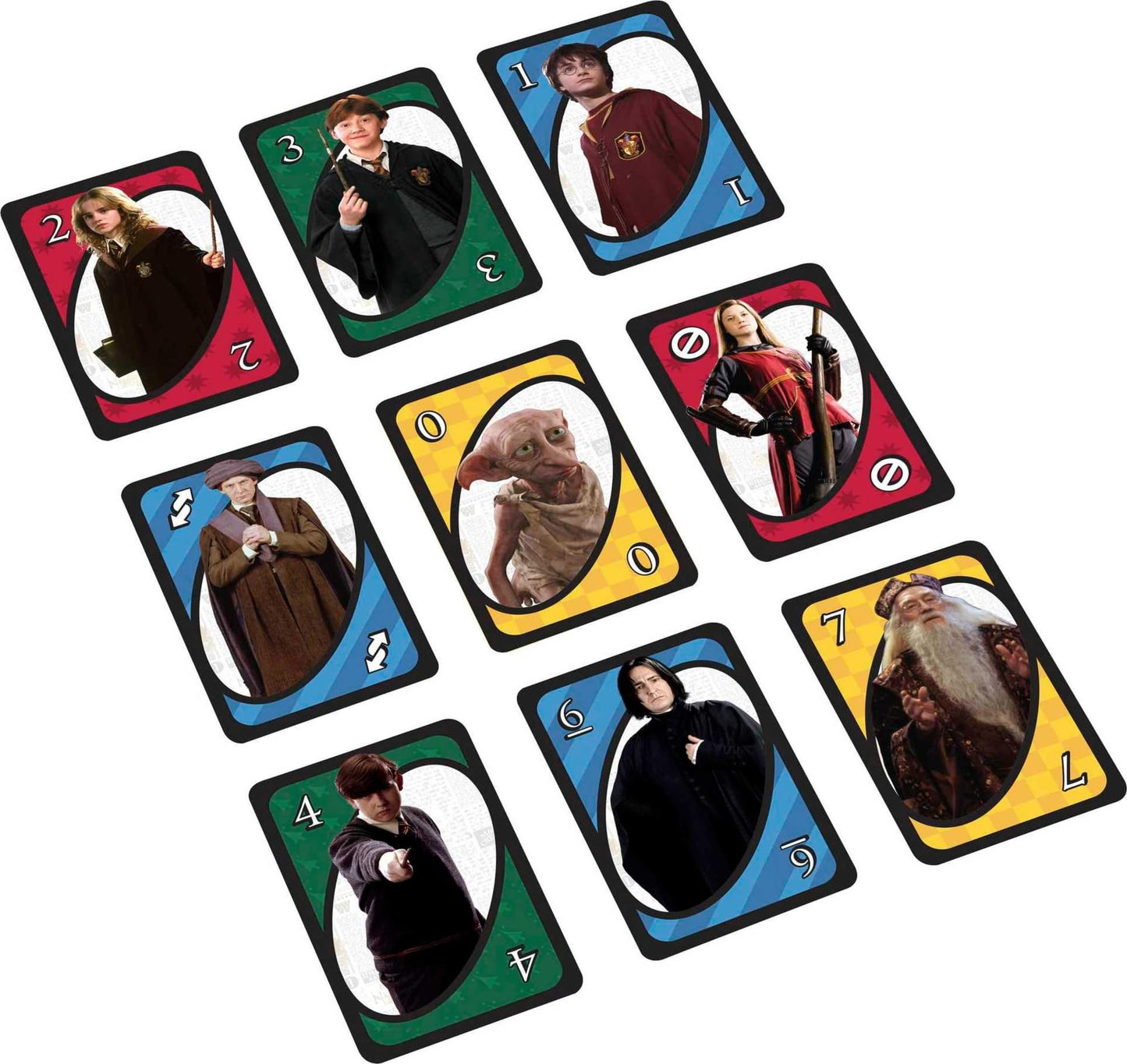 Mattel Games UNO Harry Potter Card Game in Storage Tin for Kids, Adults & Parties, Collectible Deck Based on Popular Series for 2 to 10 Players