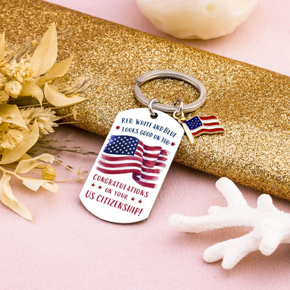 American Citizenship Gifts Proud To Be An American Gift For Women Men America Citizenship Congratulations Gifts For New US Citizen Mother Fathers Day Christmas