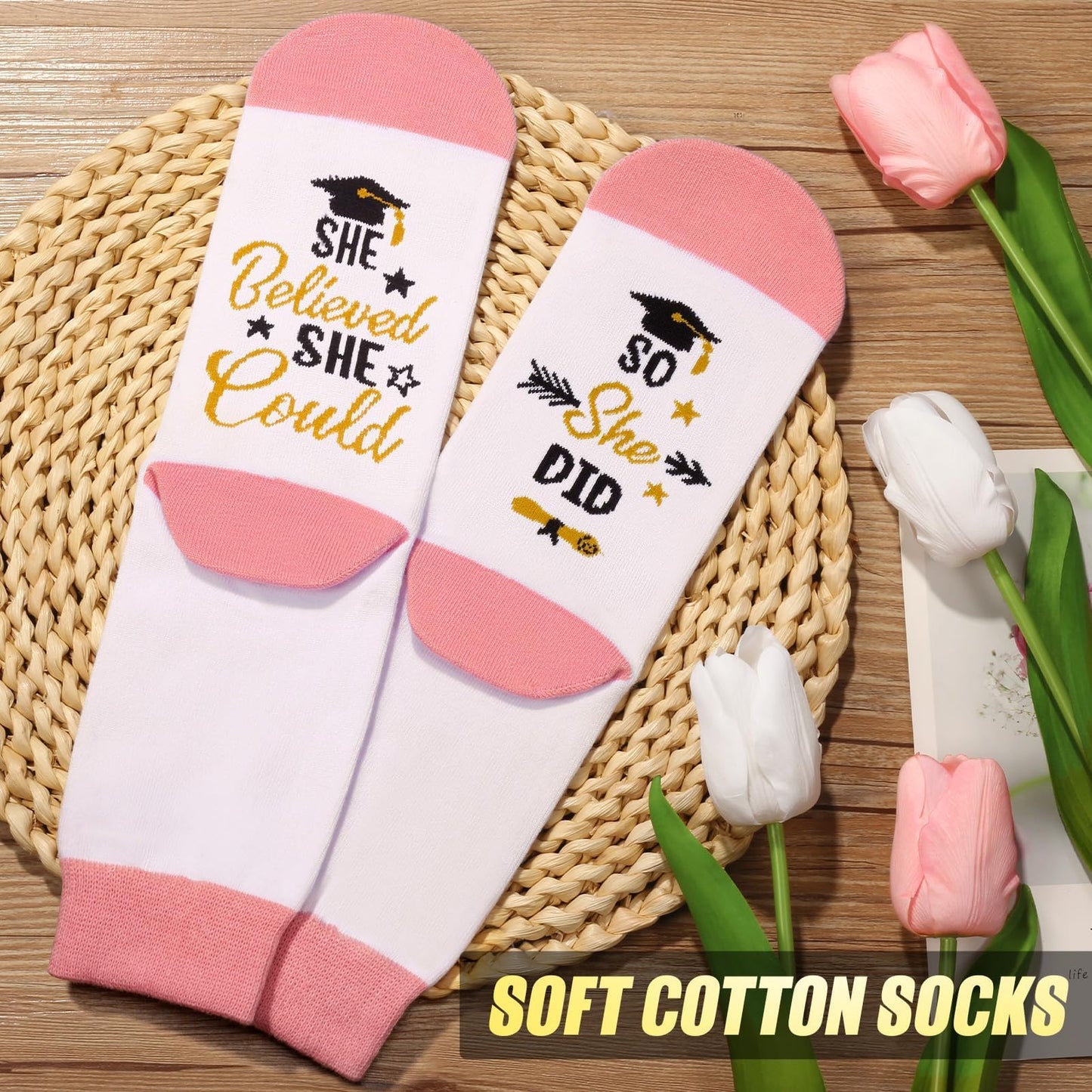 2026 Graduation Gift for Her, Cool Congratulation Gifts for Women Class of 2026 Graduation Gift Basket for College Middle High School Master Degree Best Grad Gifts Box for Nurse Law Graduates - Pink