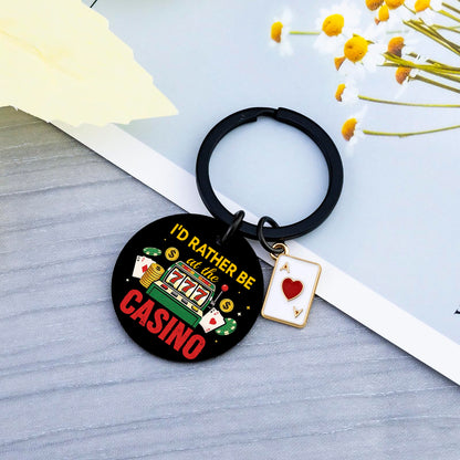 Slot Machine for Men Women Casino Gifts for Gamblers Friends Coworkers Gambling Gifts for Gambling Lovers Lucky Casino Theme Gift Funny Slot Machine Keychain Accessories