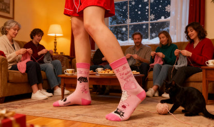 ANTI BASIC Novelty Cat Socks Gift for Women(fits Women shoe size 6-12)
