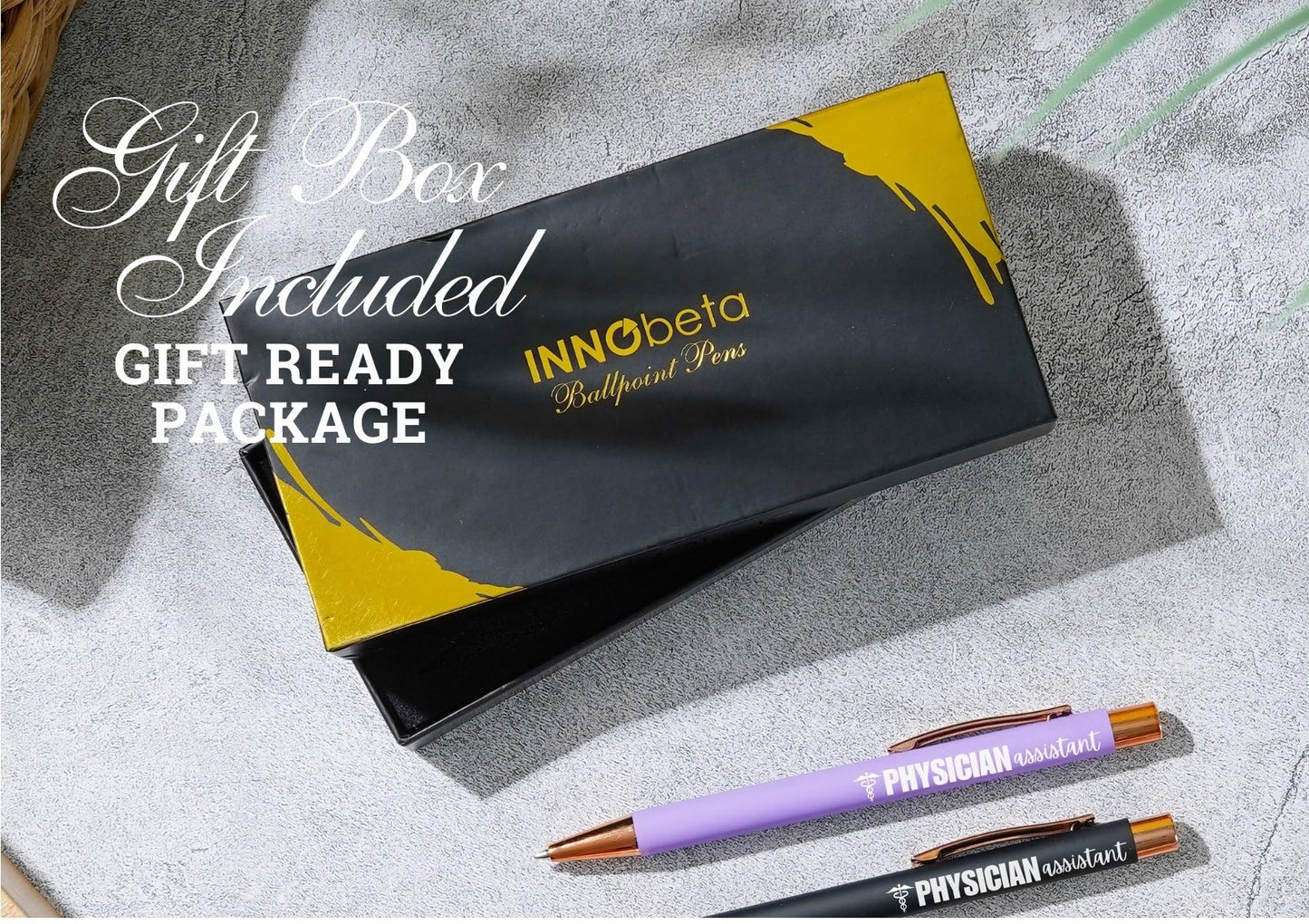 InnoBeta Physician Assistant Gifts for Women, Ballpoint Pen Set of 4, Gifts for Women on National Physician Assistant Day, Birthday and Christmas