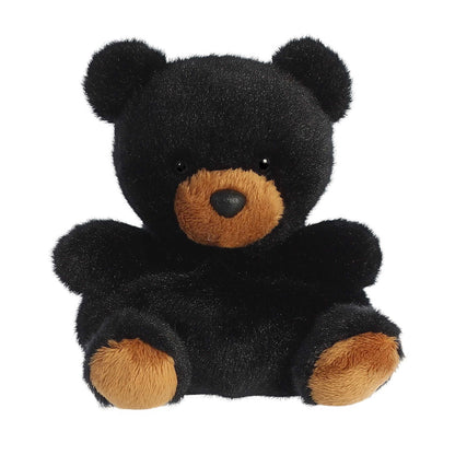 Aurora® Adorable Palm Pals™ Sleepy Bear™ Stuffed Animal - Fun Collectible Plush for Kids and Adult Collectors - Perfect for Decorating Rooms and Birthday Gifts - Black 4.5 Inches