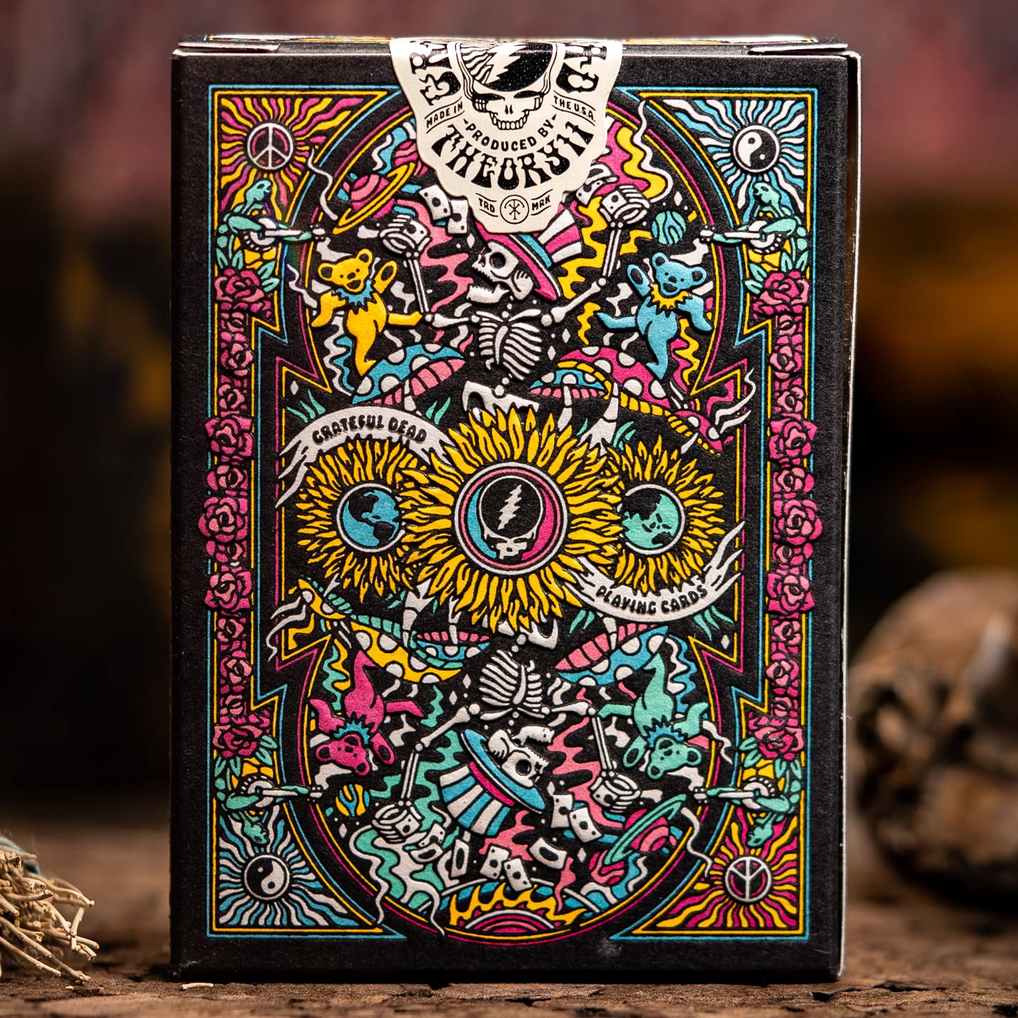 theory11 Grateful Dead Playing Cards Premium Deck with Iconic Band-Themed Artwork