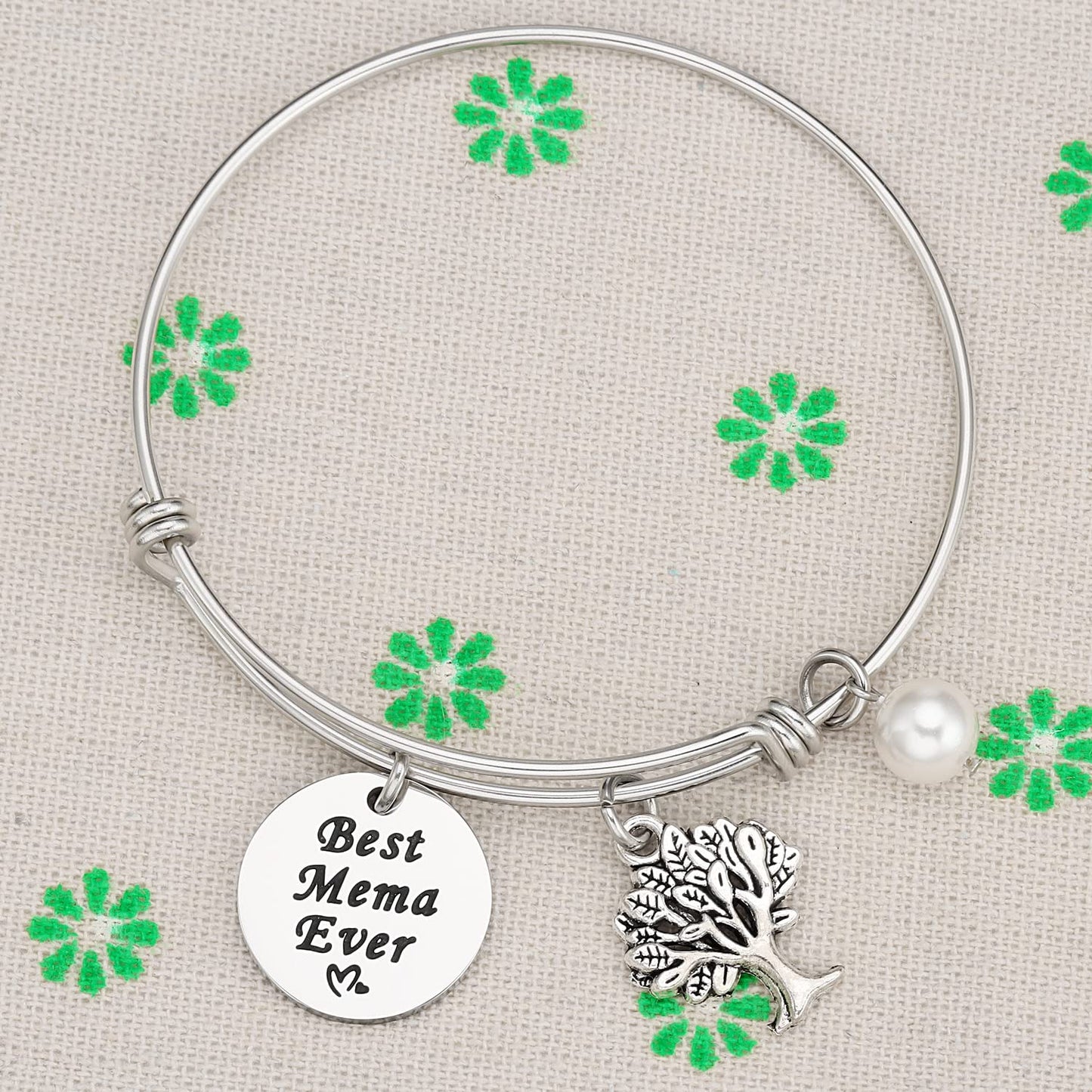 Mema Gifts Bracelet for Women Bracelets Ideas Worlds Best Mema ever Bangle Jewelry Mema Bracelet