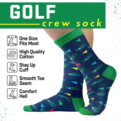Golf Gifts for Men, Women - Golf Accessories, Golf Socks for Dad, Mom - Funny gift, Christmas Gifts, Stocking Stuffer