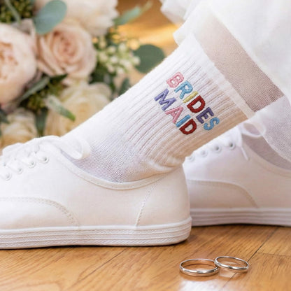 Bride Socks For Women - Bride to Be Gifts, Bachelorette Gifts for Bride, Bachelorette Party Accessories, Wedding Party Favor