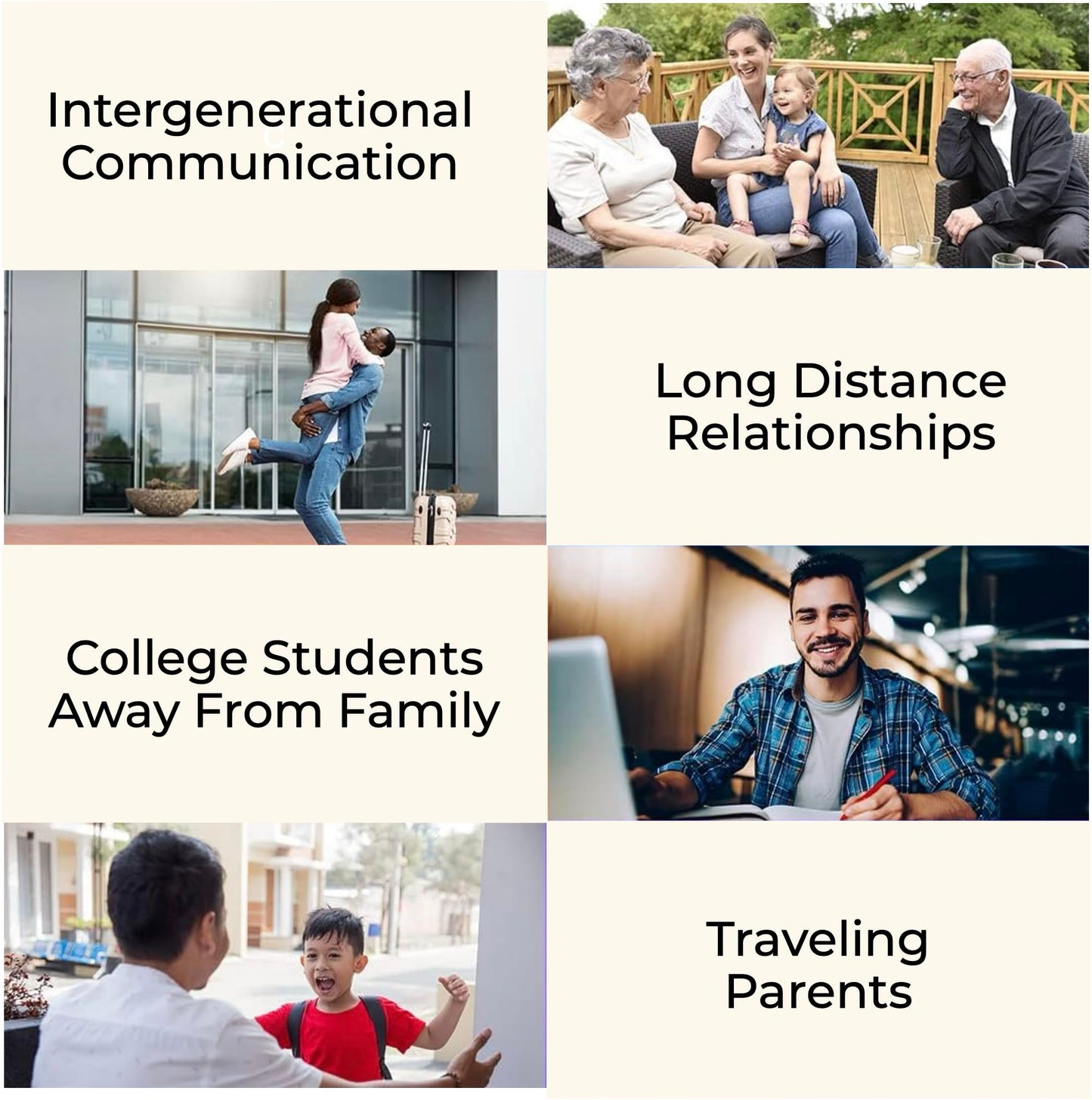Lovebox Photo Messenger | Meaningful Gift for Partner, Mom, Dad, Wife, Husband, Grandma, Grandpa, Couple Gift, Long Distance Relationship