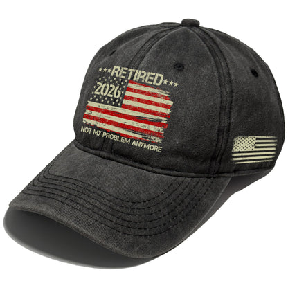 Retirement Gifts for Men Women,Retired Hat,Retirement 2026 Decorations,Adjustable Cap-Gift for Dad, Mom,Husband,Wife