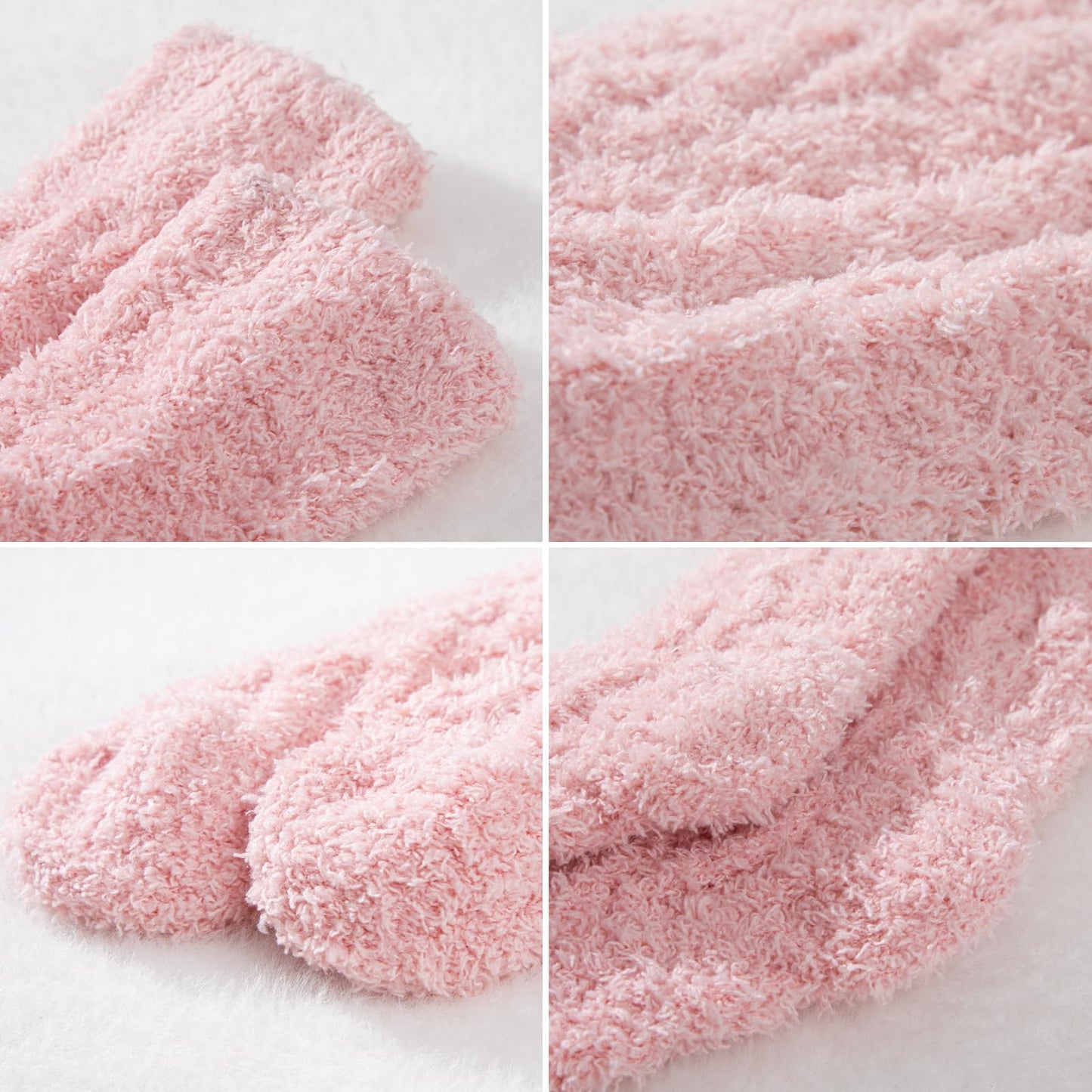 Pleneal Fuzzy Socks for Women - Non Slip Socks Womens, Slipper socks Hospital Sock with Grips for Women, Warm Fluffy Sock