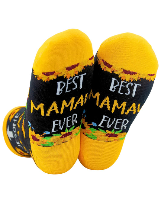 InnoBeta Mamaw Gifts, Mothers Day Gifts for Mamaw, One Size Crew Socks on Mother's Day, Christmas, Birthday