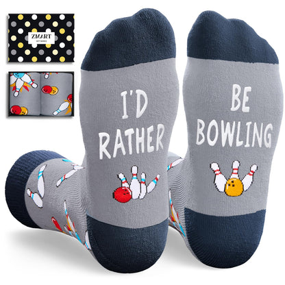 Zmart Sports Gifts for Men Women - Climbing Rv Fishing Bowling Gifts, Disc Golf Socks