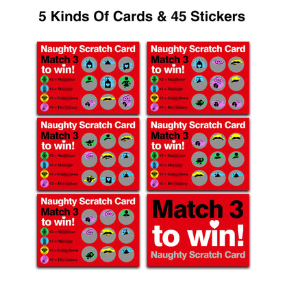 Naughty Scratch Off Game Card with Envelope - Naughty Scratch Cards for Adults - Anniversary, Birthday Gifts for Girlfriend, Wife - Rude Gift for Her (5 Pack)-03