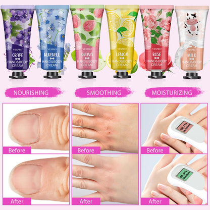 16 Pack Hand Cream Set, Mothers Day Gifts for Mom, Bridesmaid Gifts, Bulk Hand Lotion Travel Size for Dry Cracked Hands, Mini Hand Lotion for Thank You Gifts and Teacher Gifts with a Greeting Card