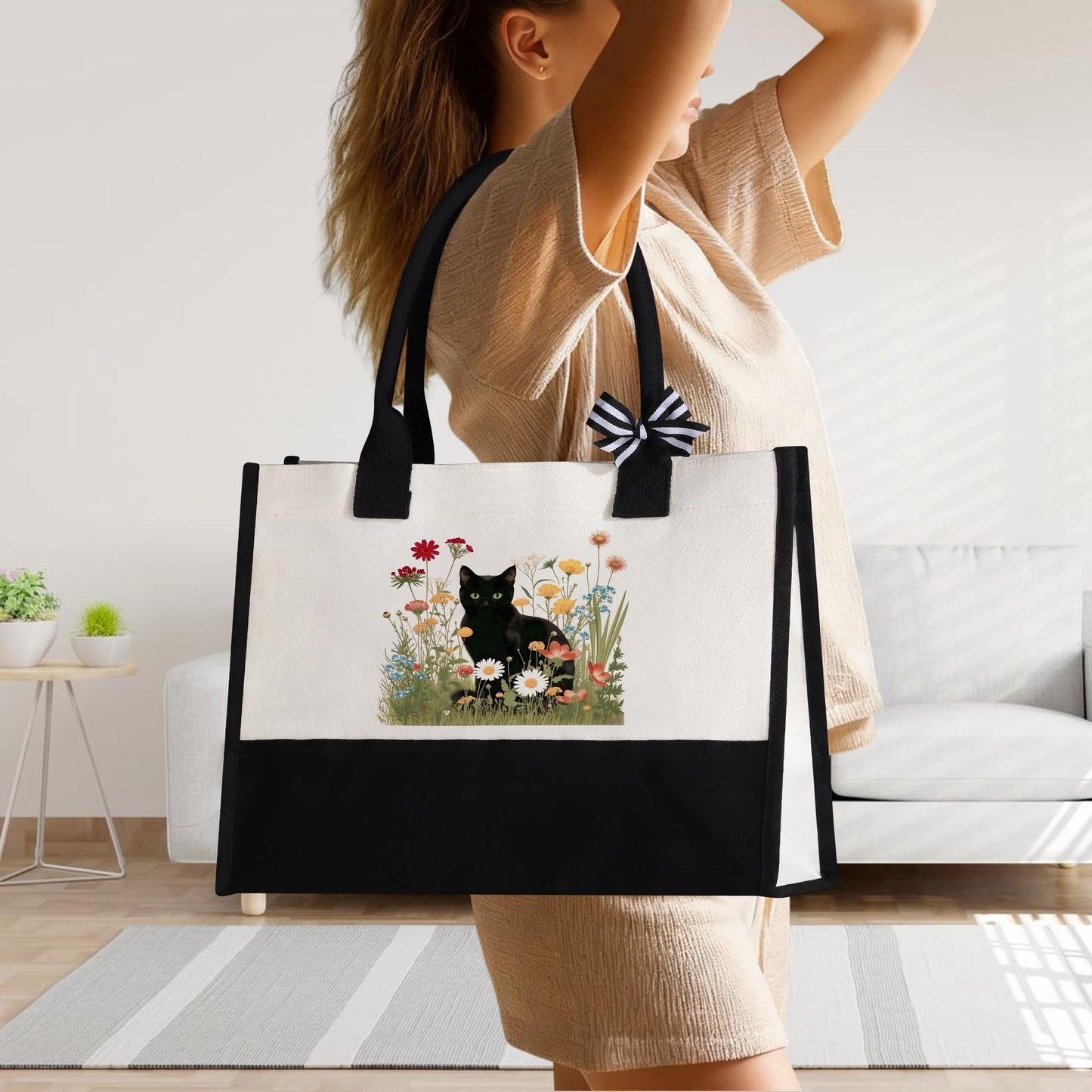 Black Cat Lover Themed Gifts for Women, Gifts for Cat Lovers Women Set of 7