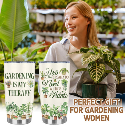 Gardening Gifts For Women - Plant Gifts for Plants Lovers, Birthday Gardening Gift For Mom, Plant Lady, Gardeners - 20oz Travel Tumbler