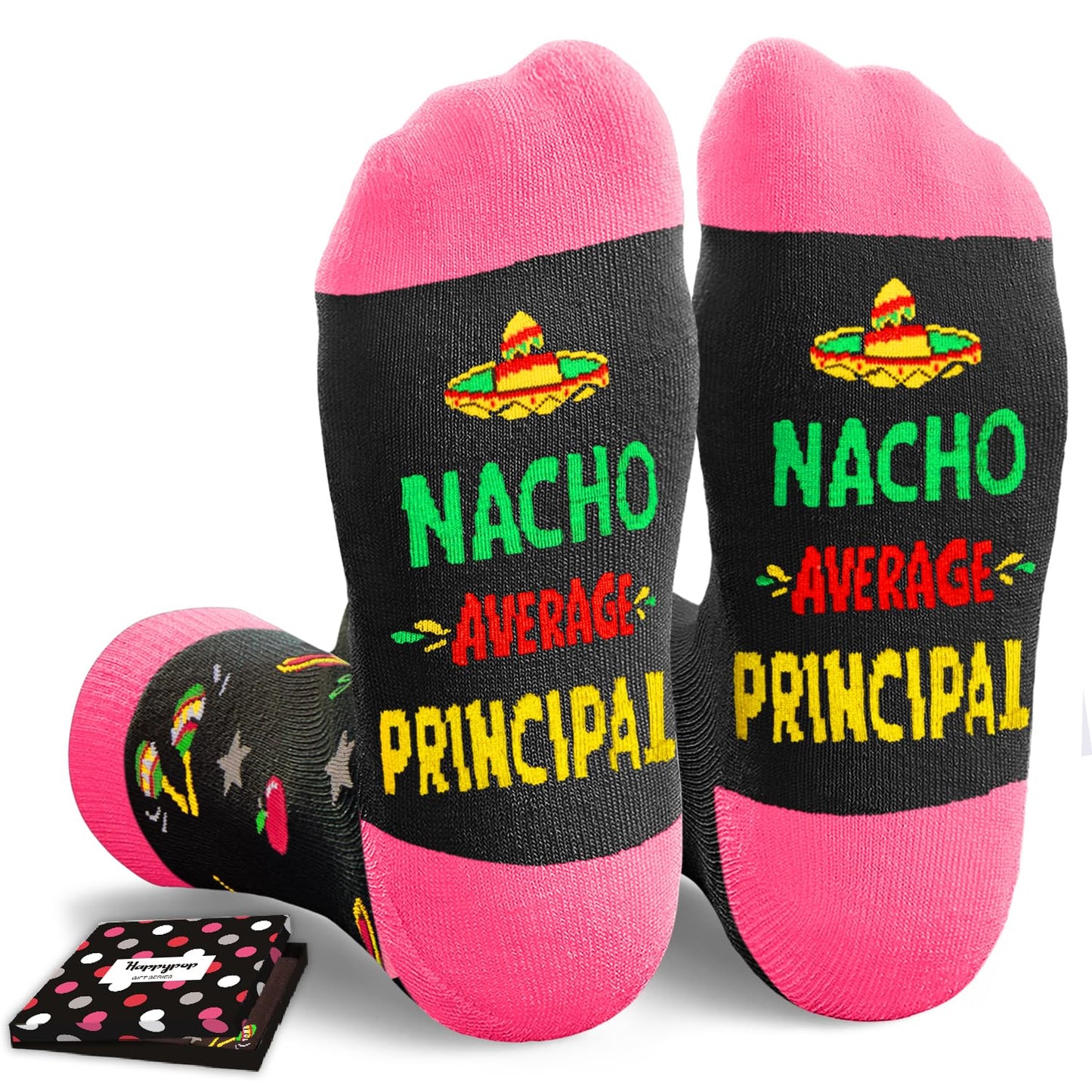 HAPPYPOP Appreciation Gifts for Women Men - Principal Boss Teacher Coach Coworker Socks