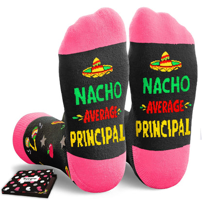 HAPPYPOP Appreciation Gifts for Women Men - Principal Boss Teacher Coach Coworker Socks