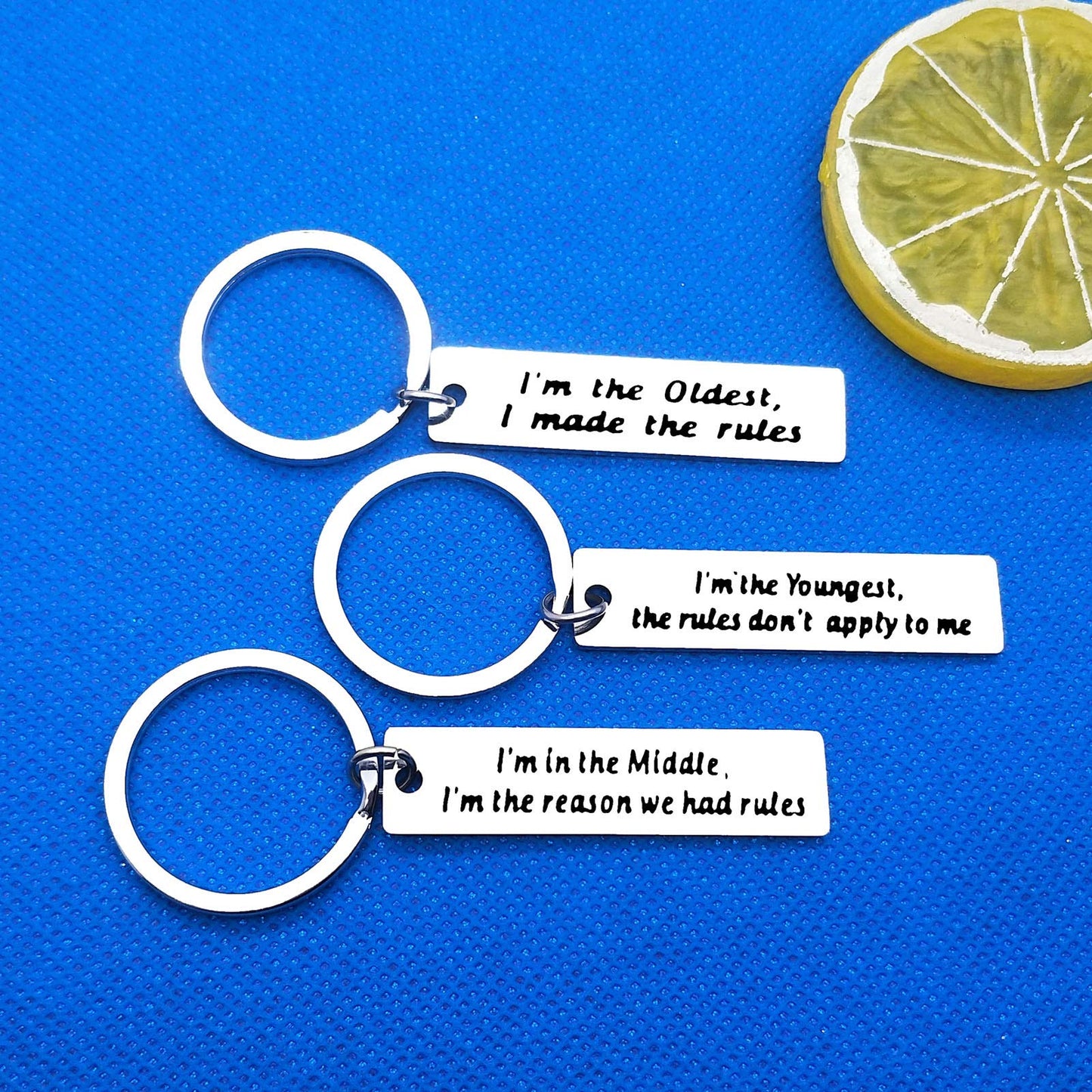 3Pcs Brother Keychain Sister Keychain Sibling Gifts Sister Brother Gifts Brother Sister Matching Keychain Set Family Gifts for Sister Brother Christmas Birthday Gifts for Daughter Son