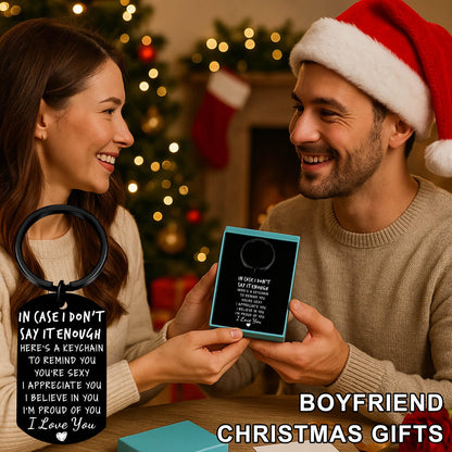 Coolvy Valentines Day Gifts for Him Drive Safe Keychains for Boyfriend Husband Birthday Anniversary Christmas Gifts From Wife