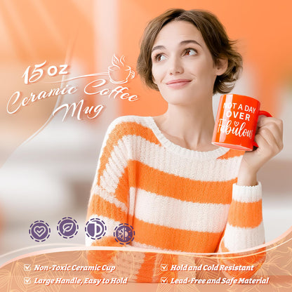 Fortuning's JDS 13PCS Orange for Women,Thank You Birthday Baskets for Women Wife Mom Sister Friend Girlfriend Teacher Get Well Self Care Package Graduation,Sympathy,Retirement Thank You Gifts