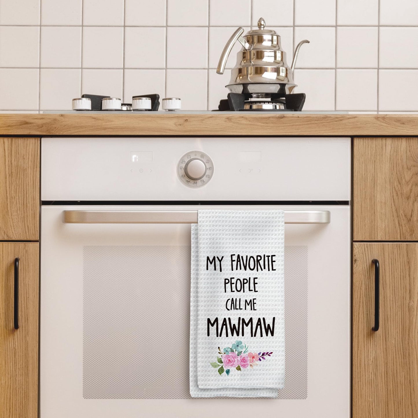 Mawmaw Gifts Kitchen Towels, Gift for Mawmaw Grandma Hand Towel, MawmawChristmas Mother's Day Dish Tea Towels for Kitchen, Mawmaws Grandma Gifts from Grandkids, 16x24inch