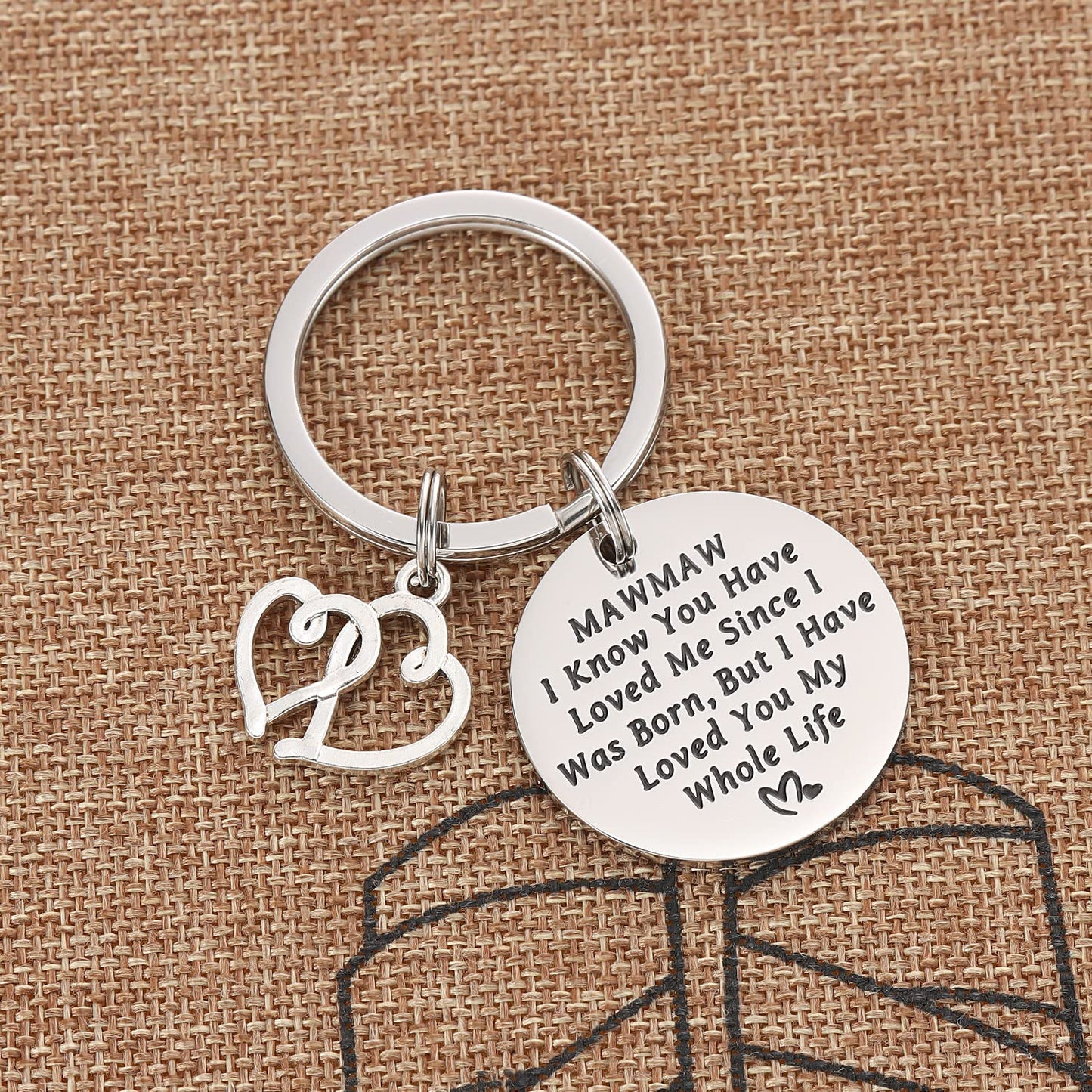 Kivosliviz Mawmaw Keychain Gifts for Women Her Maw Maw Key Chains Worlds Greatest Best Mammaw Ever Jewelry Mamaw Keyring Mawmaw Keychain