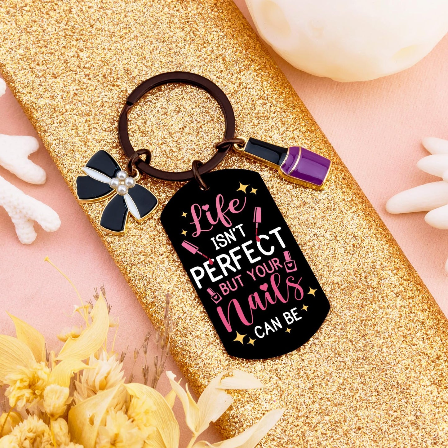 Ibiwe Nail Tech Gifts For Women Beauty Gifts For Manicurist Nail Polish Lovers Nails Technician Artist Salon Gift For Girls Hustlers Salon Owner Boss Beautician Instructor Cosmetology Jewelry