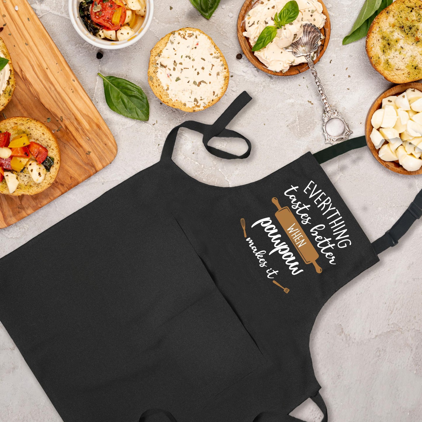 Grandpa Apron, Grandpa Gifts, Grandpa Gifts from Grandkids, Cooking Aprons for Men