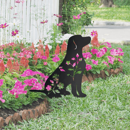 Labrador Retriever Garden Stake - Durable Outdoor Dog Statue for Lawn Décor