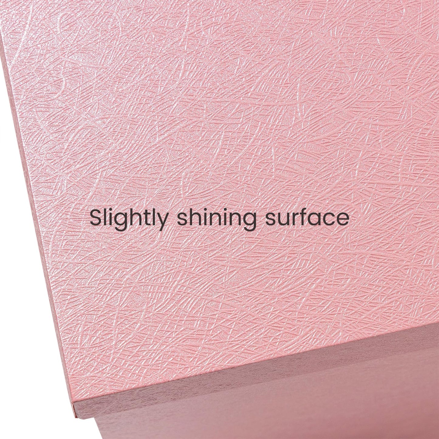 Mefleet Large Gift Box with Lid for Presents 12x12x12 Inches Extra Big Deep Square Pink Boxes 1 Pack for Christmas, Birthday, Valentine's Day, Mother's Day - Contains Crinkle Paper, Ribbon and Card