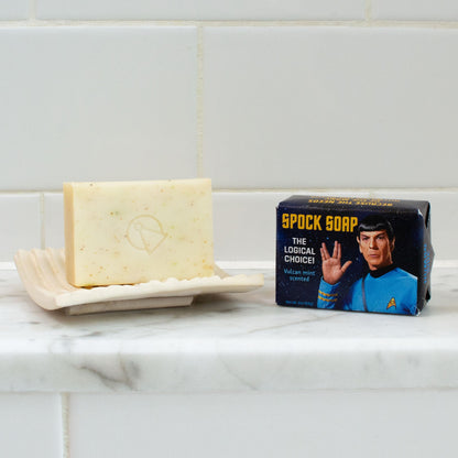 The Unemployed Philosophers Guild Star Trek Spock Soap - Made in the USA, 2oz (56g) Travel or Hotel Sized Guest Bar Soap