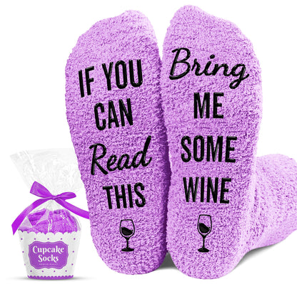 Wine Gifts For Women - Funny Wine Socks For Mom, Unique Mothers Day Gifts, Perfect Accessories For Wine Lovers