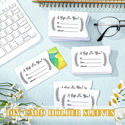 Yinder 600 Pcs Gift Card Envelopes Bulk Thank You Gift Card Sleeves Appreciation Mini Money Cash Envelopes for Blank Hotel Credit Protector for Holiday Party Business, 3.54 x 2.36 Inches(White)