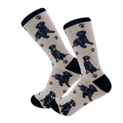 Pet Lover Socks - Fun - All Season - One Size Fits Most - For Women And Men – Dog Gifts (Black Labrador)
