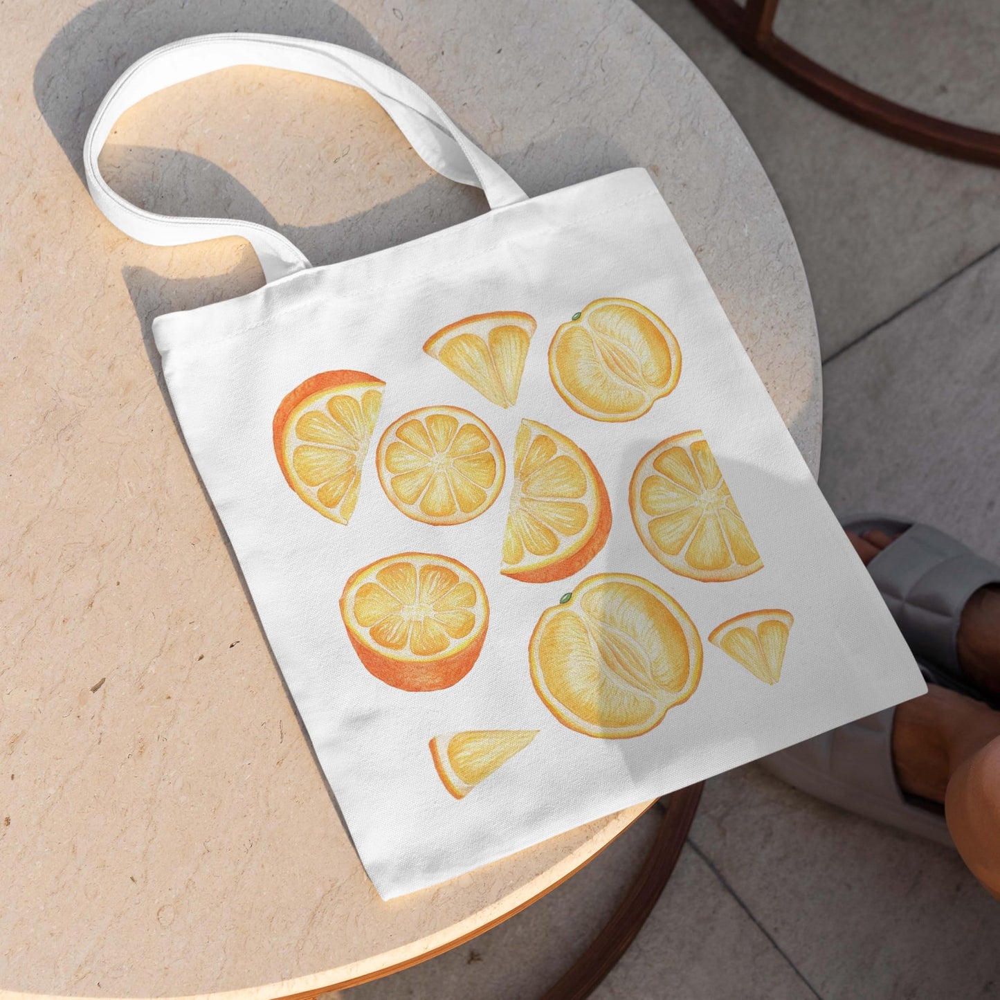 Fruit Tote Bag with Magnetic Buckle-Fruit Themed Seasonal Gifts for Birthday, Mother's Day, Christmas.