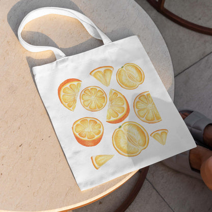 Fruit Tote Bag with Magnetic Buckle-Fruit Themed Seasonal Gifts for Birthday, Mother's Day, Christmas.
