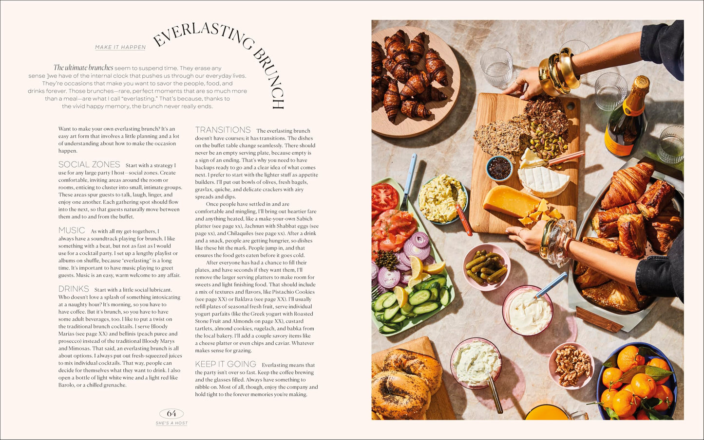 She's a Host: An Unbuttoned Cookbook for Elegant Entertaining