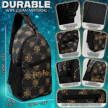 Get Trend Harry Potter Gifts Crossbody Bags for Girls Teens Women | Hello Kitty Cute Kawaii Sling Travel Bag for Phone Money