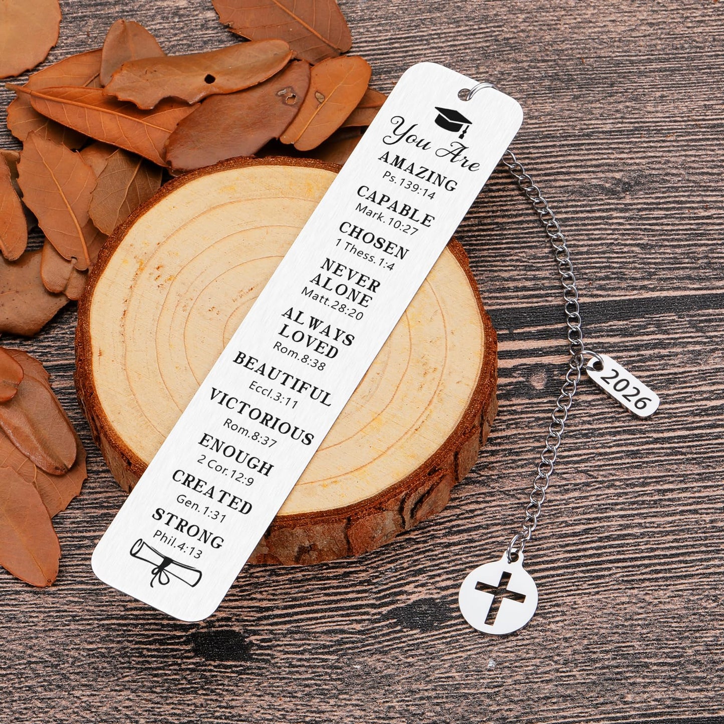 Graduation Gifts for Him Her Class of 2026 Christian Religious Catholic Gifts Inspirational Bookmark Seniors 2026 College High Middle School Students Nursing Grad Gifts for Women Men Graduates Gifts