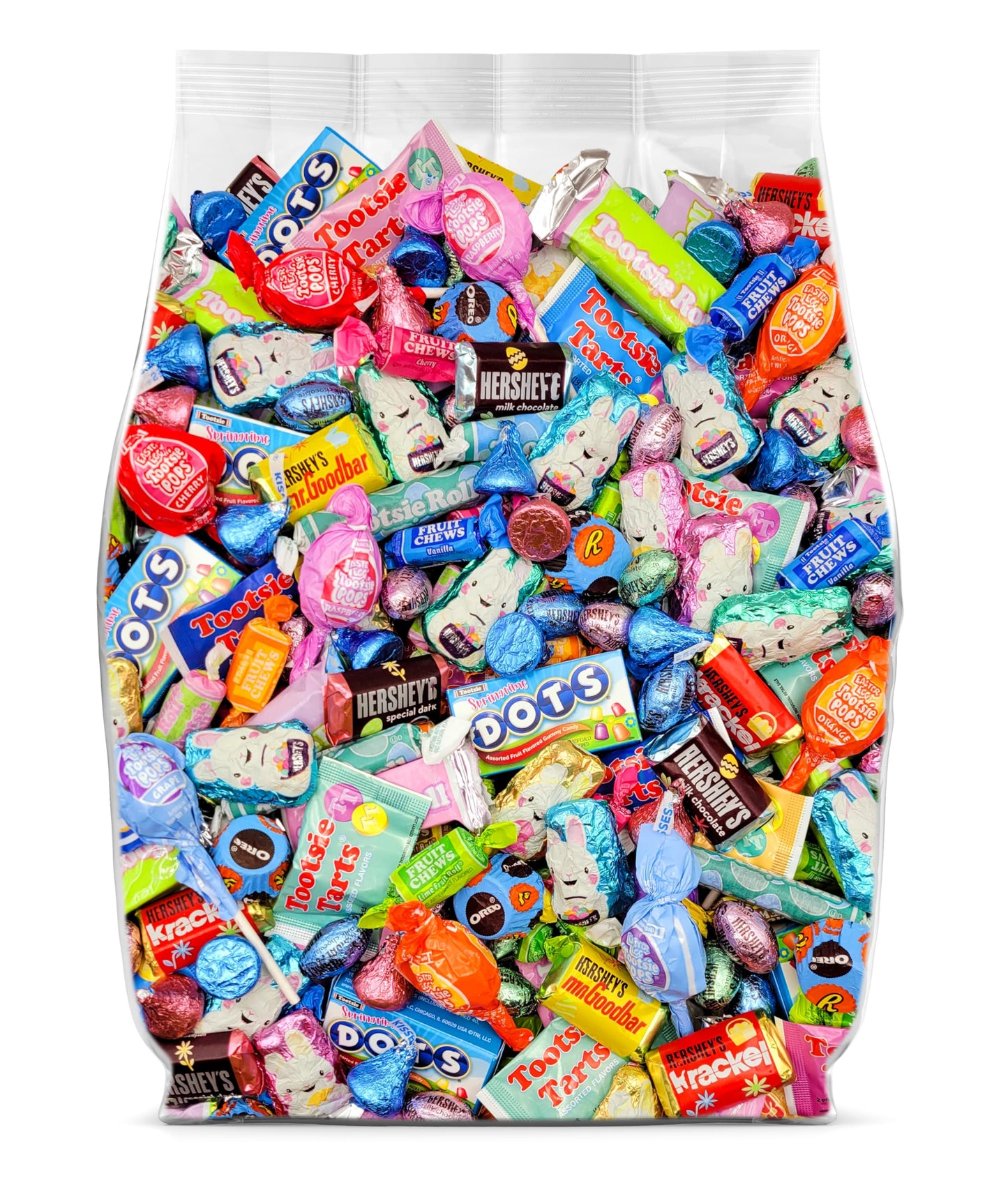 Easter Candy Bulk Variety Pack 2lb - Assorted Chocolate Bulk Easter Candy Individually Wrapped for Party Favors, Easter Egg Fillers & Easter Basket Stuffers - 2 Pounds
