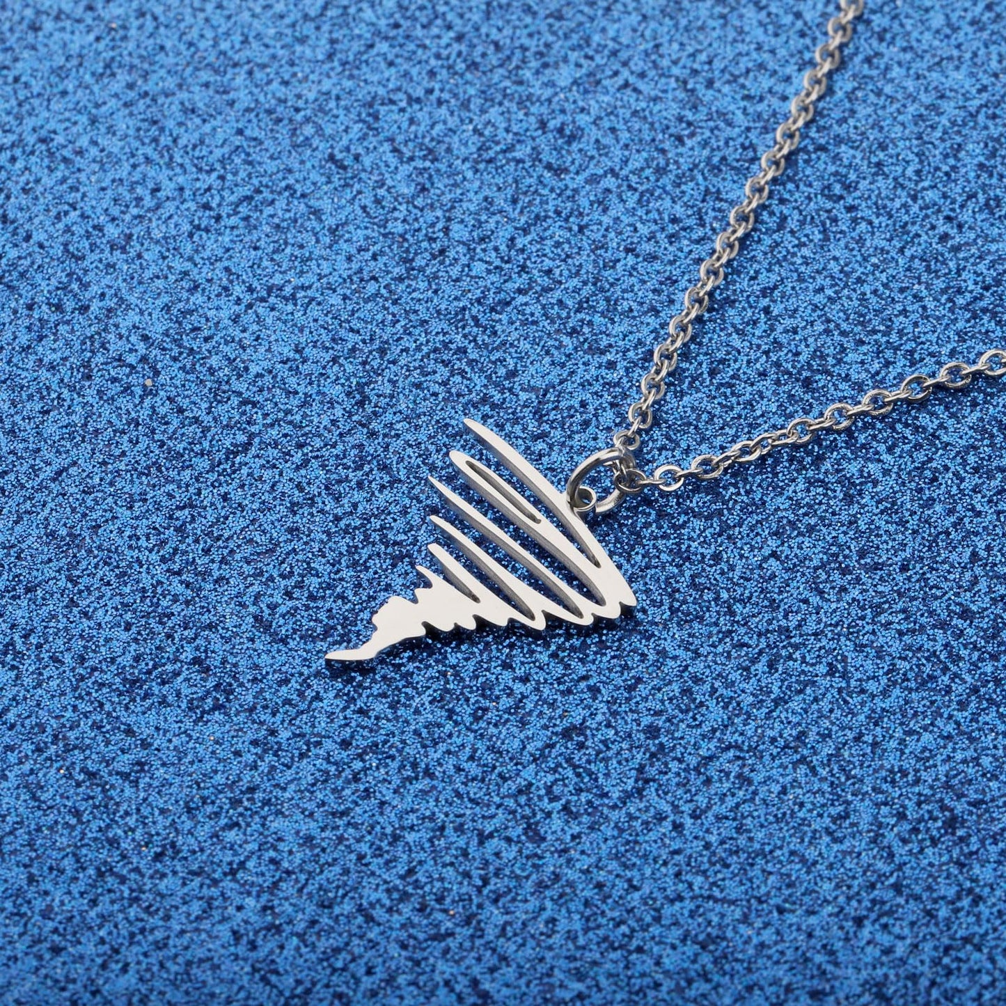 WUSUANED Funny Hurricane Necklace Storm Tornado Chaser Jewelry Hurricane Gift Meteorology Gift