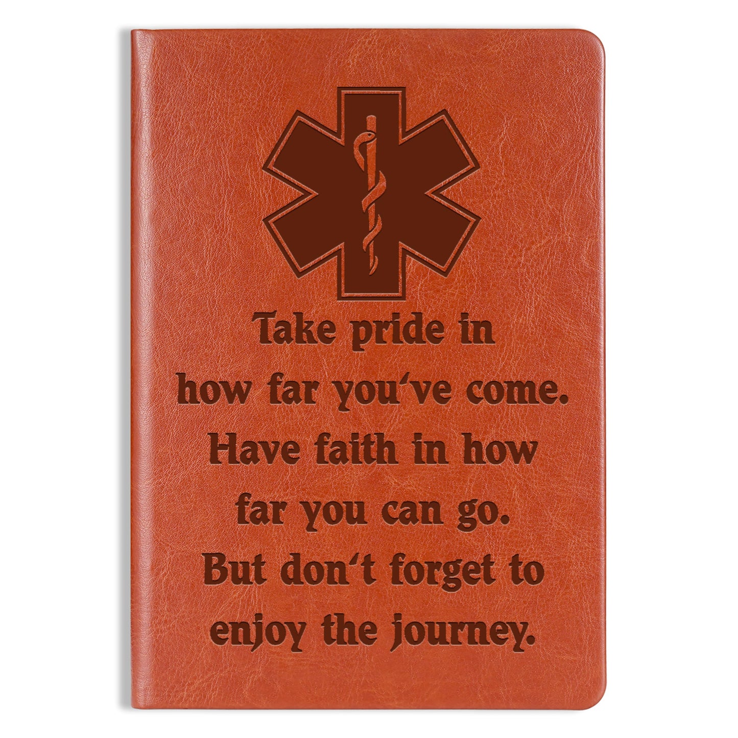 Nursing Student Gift Doctor Notebook Future Nurse Doctor Leather Notebook Emergency Nurse Medical School Graduation Gift Paramedic Gift (Take pride-Medical)