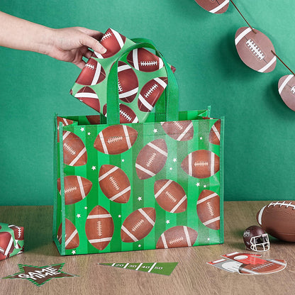Loveinside 13" Large Sports Reusable Gift Bag, Recycled Party Favor Gift Bag for Kids Boys, Birthday, 13" x 5" x 10", 1 Pcs