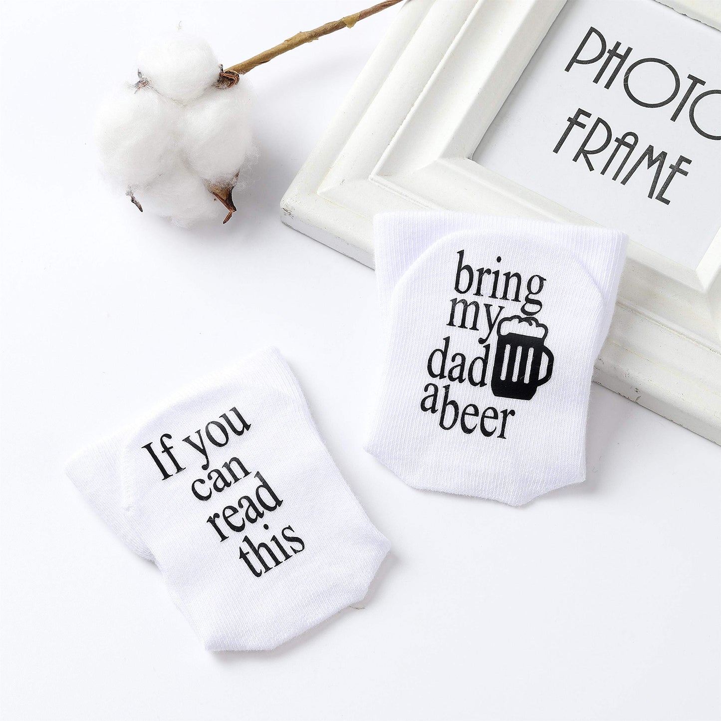 Mothers Day Gift: Unisex Baby Socks - Gifts for Mom to Be, Baby Girls or Boys