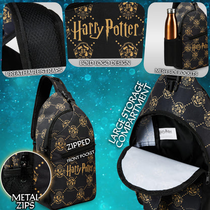 Get Trend Harry Potter Gifts Crossbody Bags for Girls Teens Women | Hello Kitty Cute Kawaii Sling Travel Bag for Phone Money