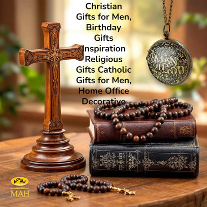 Handmade Religious Brass Compass Gift with Engraved & Embossed Faith Messages – Inspirational Christian Religious Gift Keepsake for Baptism, Confirmation, Christening, First Communion or Christmas