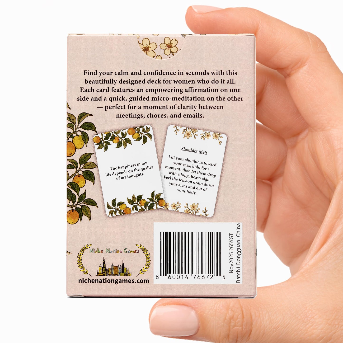 Positive Affirmations Cards For Women Who Do It All - Daily Affirmations & Mindfulness Exercises - Inspirational Gifts For Women - Positive Affirmations Cards & Stress Relief - 50 Prompts & Micro-Meditations