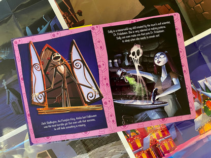 Disney Nightmare Before Christmas My Busy Books - Storybook, 10 figurines, playmat